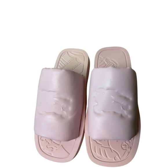 Burberry women’s ekd lambskin slides 38 - Picture 3 of 6